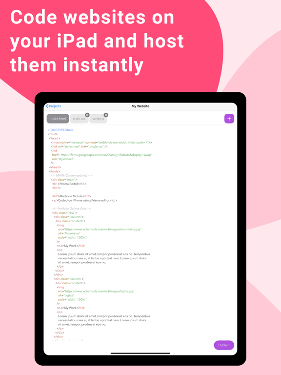 Screenshot #4 pour Code Editor for HTML CSS JS