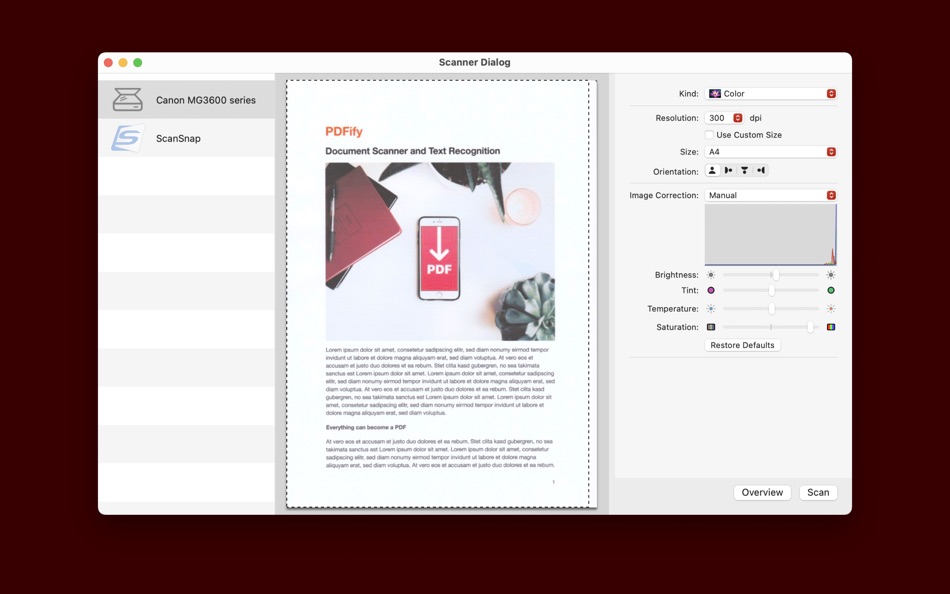 #4. PDFify (macOS) 由: Dirk Holtwick