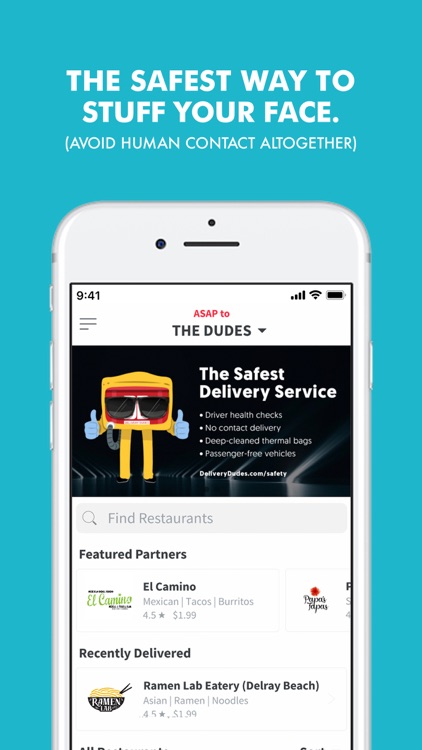 Delivery Dudes - Food Delivery