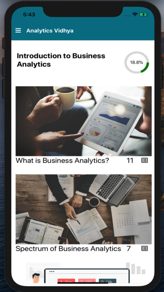 #1. Intro to Business Analytics (iOS) 由: Analytics Vidhya Educon Private Limited
