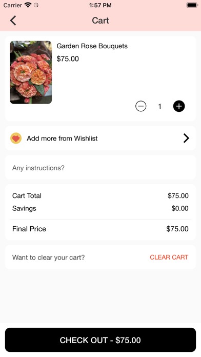Bloombar Flower Market Screenshot
