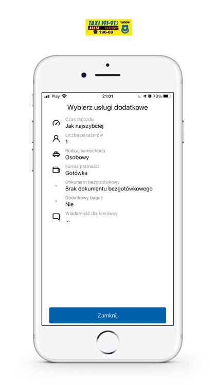 Taxi 19191 Tarnów screenshot-3