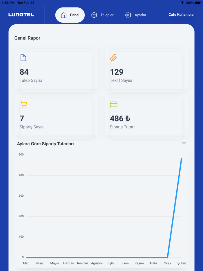 Lunatel - Tedarik Portalı