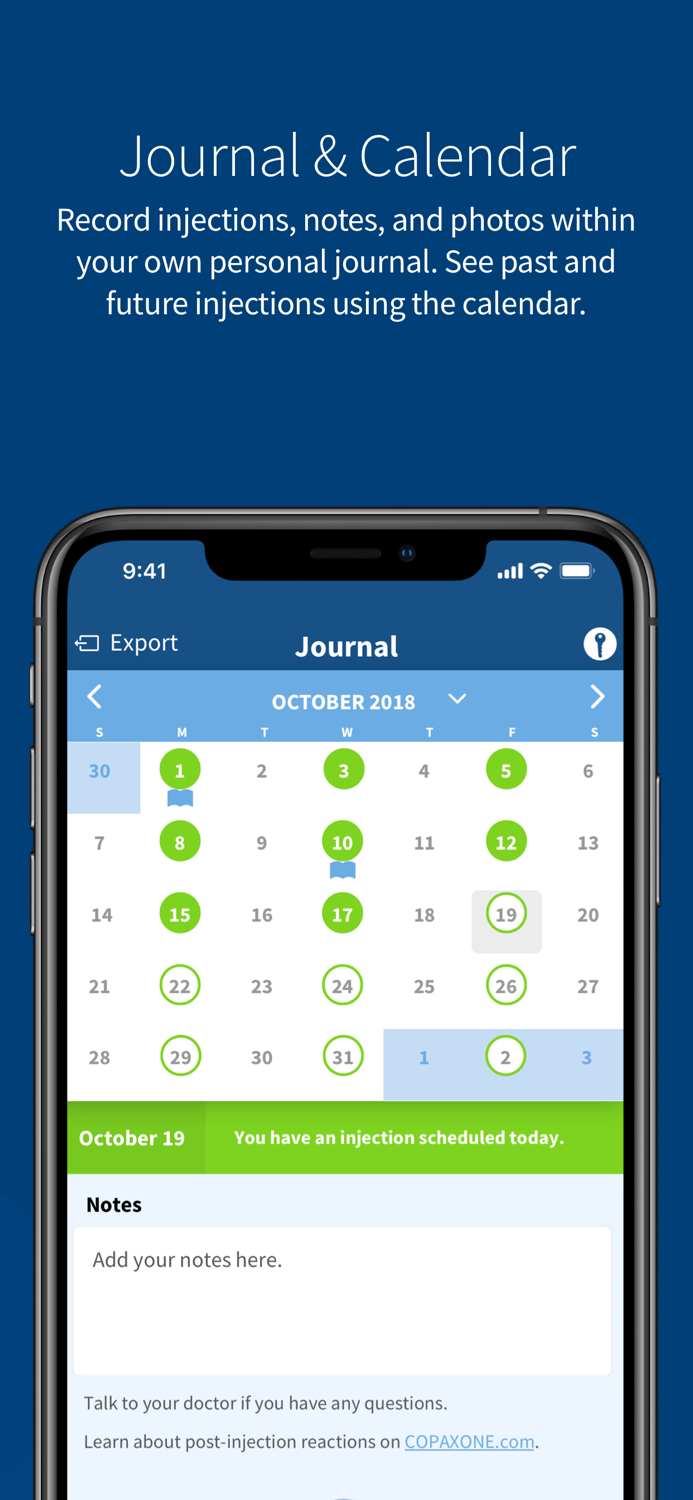 COPAXONE iTracker® 2.0