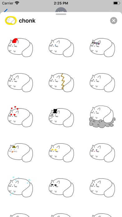 Chonk Stickers Screenshot