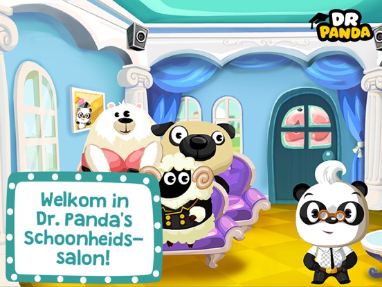 Dr. Panda Schoonheidssalon iPad app afbeelding 2