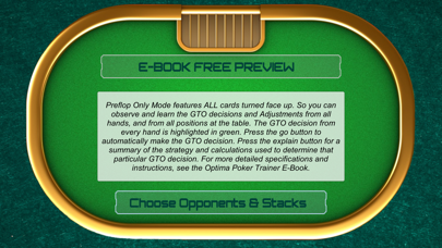 Optima Poker Trainer Screenshot