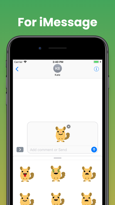 Screenshot #2 pour Autocollants Chinchilla Emoji