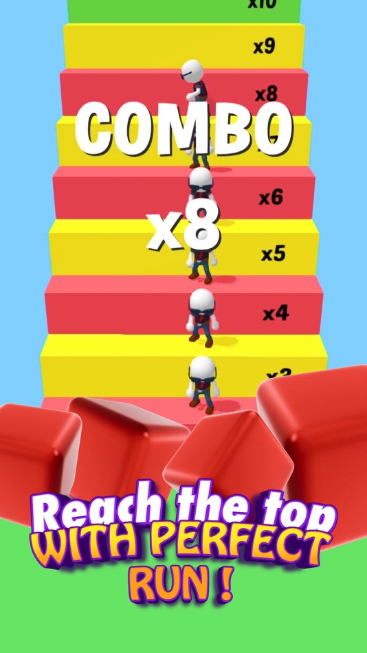 #2. Stack Race - 3D runner game (iOS) By: Syazan OU