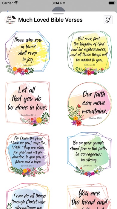 Much Loved Bible Verses Screenshot