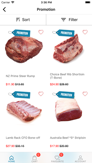 Meatup.shop Screenshot