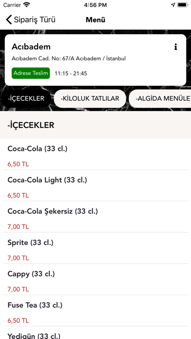 Hacıbaşar Kebap Baklava Screenshot
