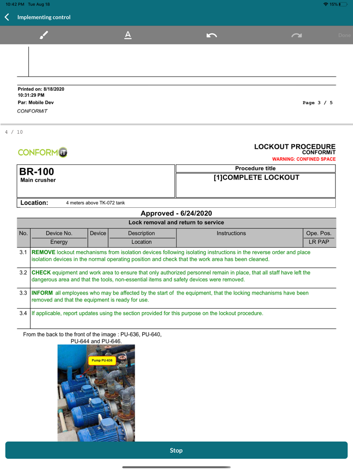 CONFORMiT Intervention