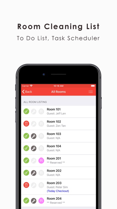 ABS Housekeeping App Screenshot