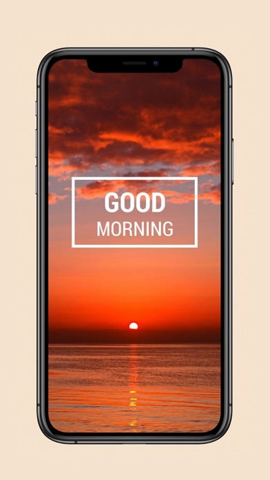 Good Morning App Screenshot