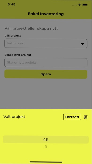 Enkel Inventering Screenshot