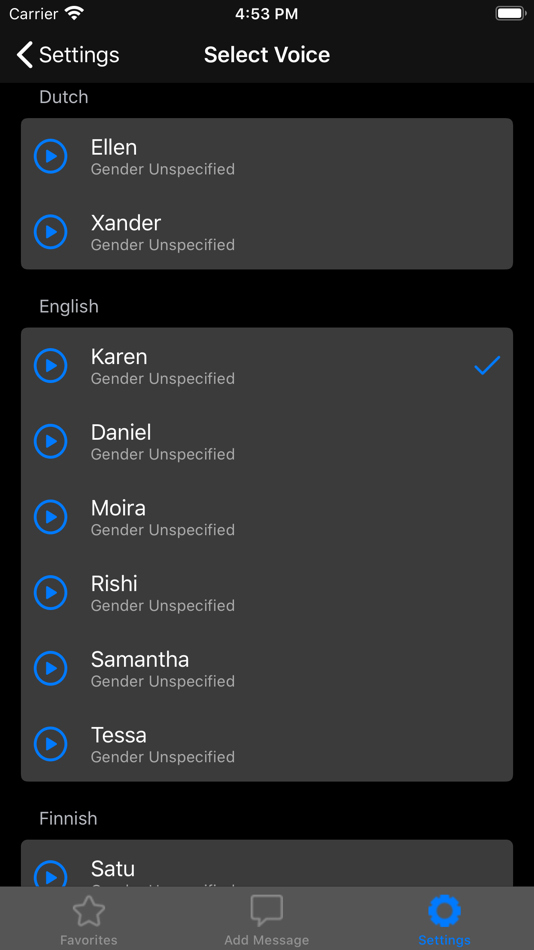 #2. Text to Speech Multiple Voices (iOS) 来自: Murphy Brantley