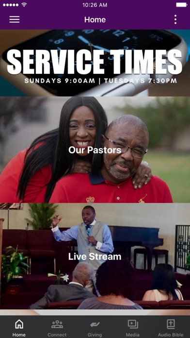 Kingdom Life Faith Center Screenshot