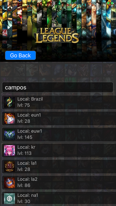 Screenshot #2 pour LoL Info - bcsystem