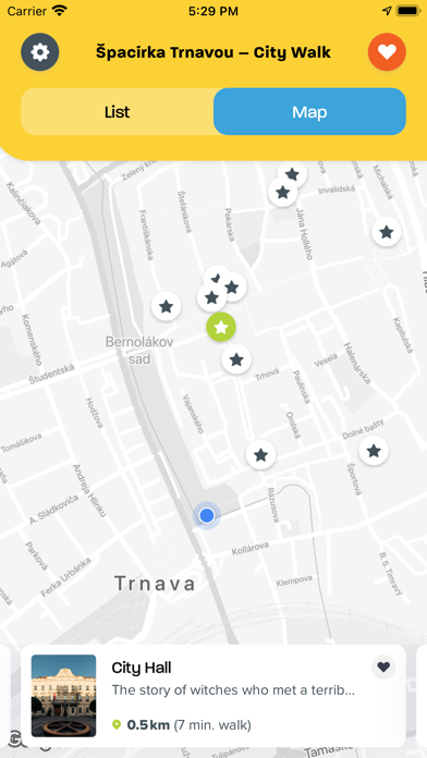 Špacírka Trnavou – City Walk Screenshot