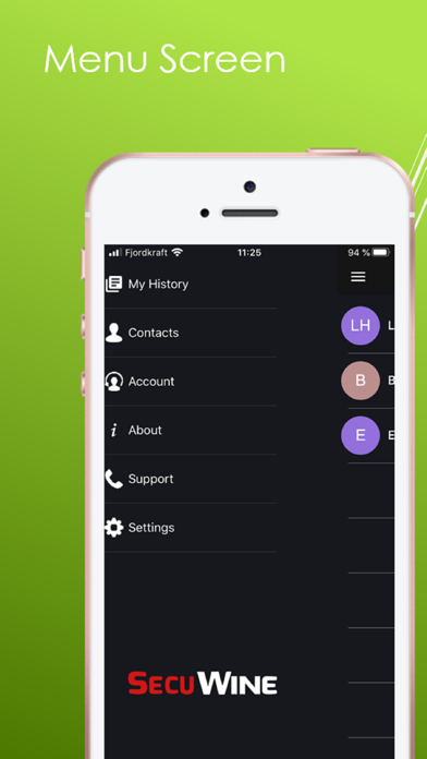 Screenshot #2 pour SecuWine Messenger