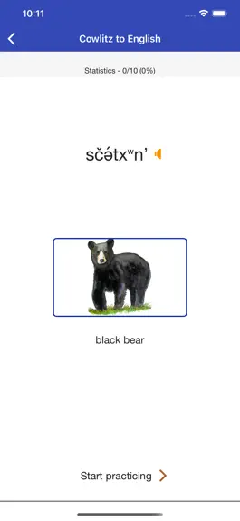 Game screenshot Cowlitz Salish Vocab Builder hack