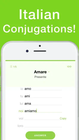 Game screenshot Conjuu - Italian Conjugation mod apk