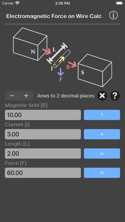 Electromagnetic Force on Wire