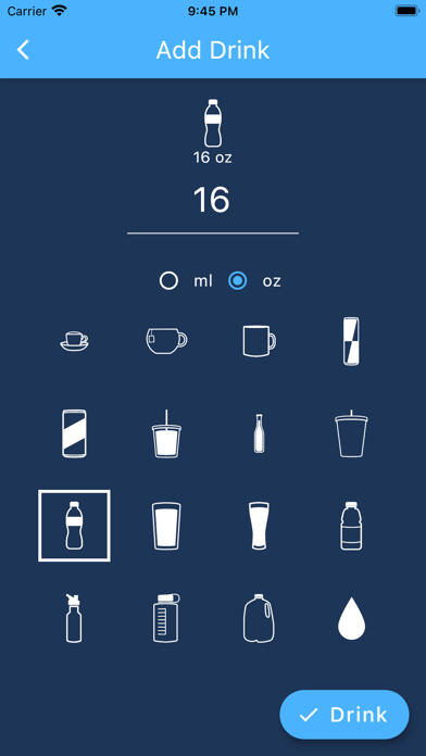 Glug: Drink Water Reminders Screenshot