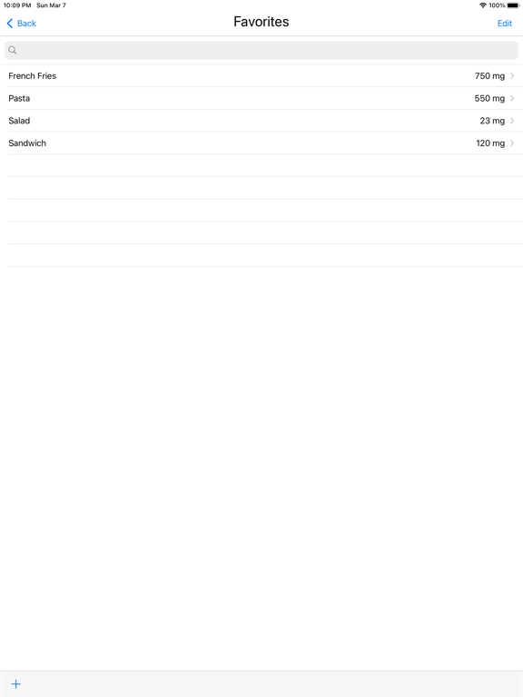 Screenshot #6 pour Sodium Tracker