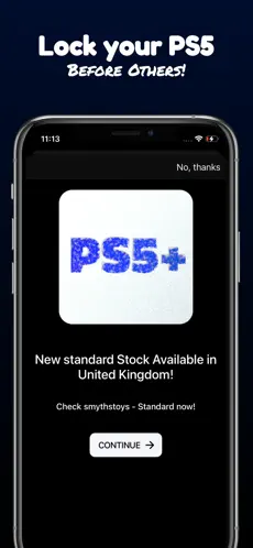 Screenshot 4 PS5 Stock+ Alerts iphone