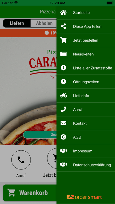 Pizzeria Caravella Frankenthal Screenshot