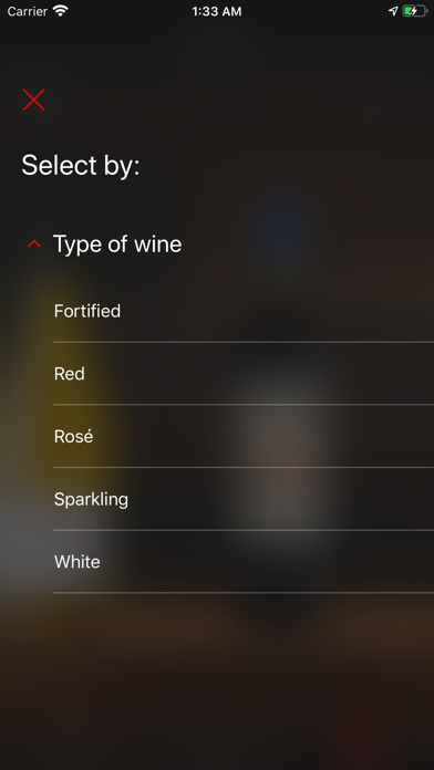 WineAdvisor Mobile Screenshot