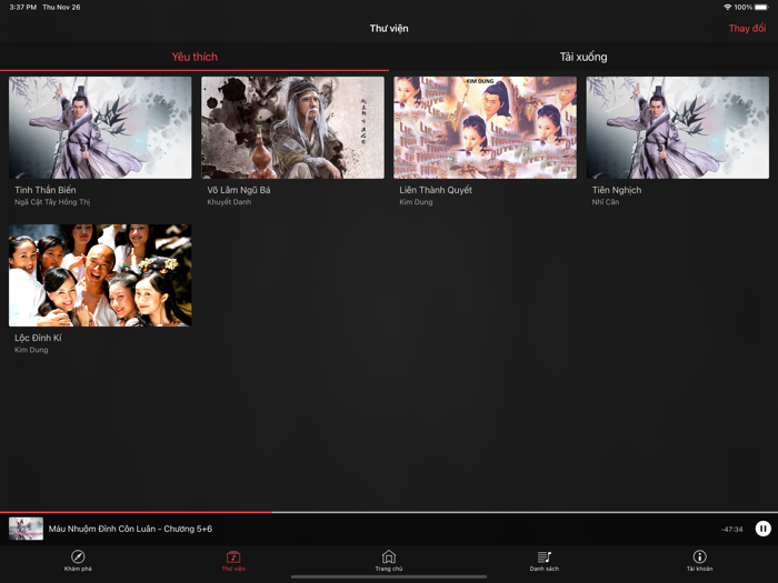 Audiobook  Truyện Kiếm Hiệp