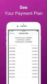 loan calculator－installment + iphone screenshot 2