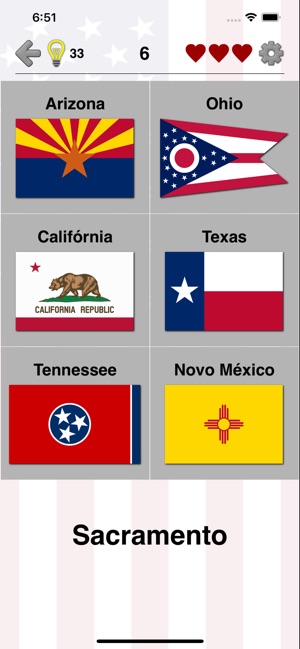 Os 50 Estados dos EUA - O Quiz na App Store