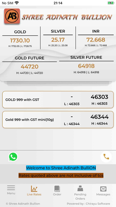 Screenshot #1 pour Shree Adinath Bullion