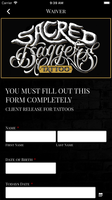 Sacred Daggers Tattoo screenshot 3