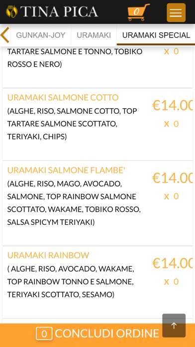TINA PICA BISTROT Screenshot