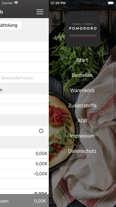 Osteria Pomodoro Screenshot