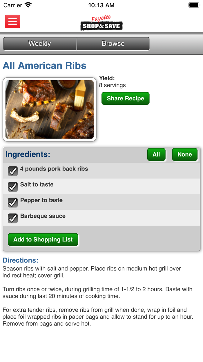 Fayette Shop and Save