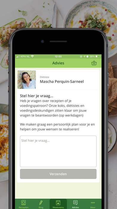Personal Food Coach App Screenshot