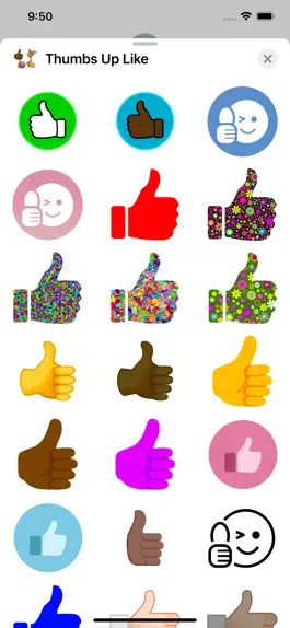 Game screenshot Thumbs Up Like Stickers apk