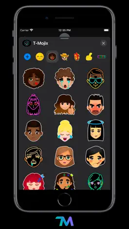 Game screenshot T-Mojix Stickers hack