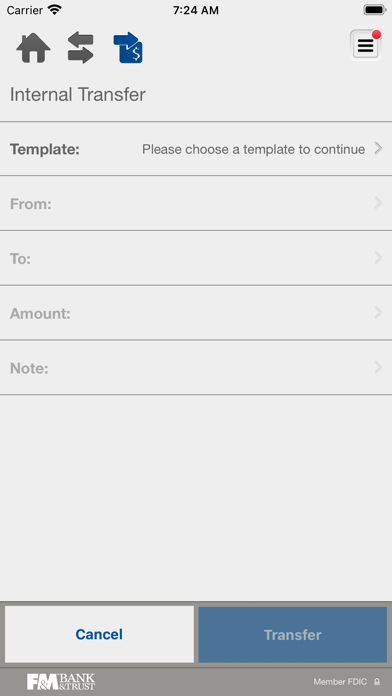 F&M Bank & Trust Business Screenshot