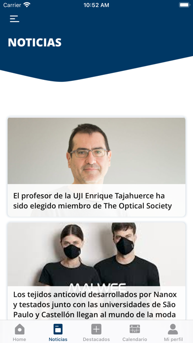 Screenshot #1 pour UJI - Universitat Jaume I