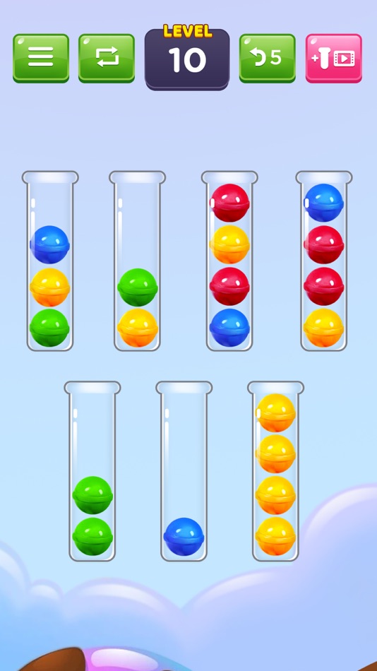 #4. Color Ball Puzzle - Ball Sort (iOS) 由: Quoc Thuan Mai