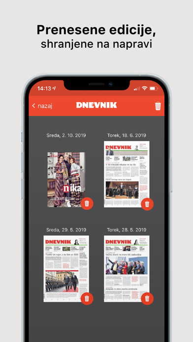 Časnik Dnevnik Screenshot