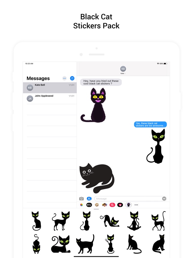 The Black Cat Sticker