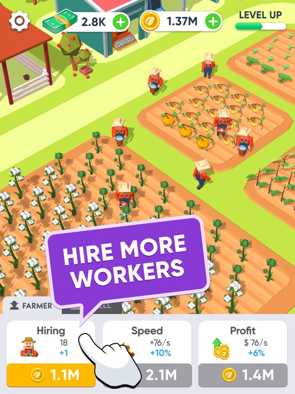 Screenshot #4 pour Farm Tycoon - Idle Game